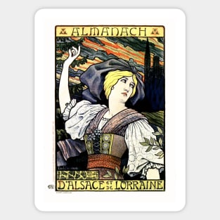 Almanac d'Alsace et de Lorraine Sticker